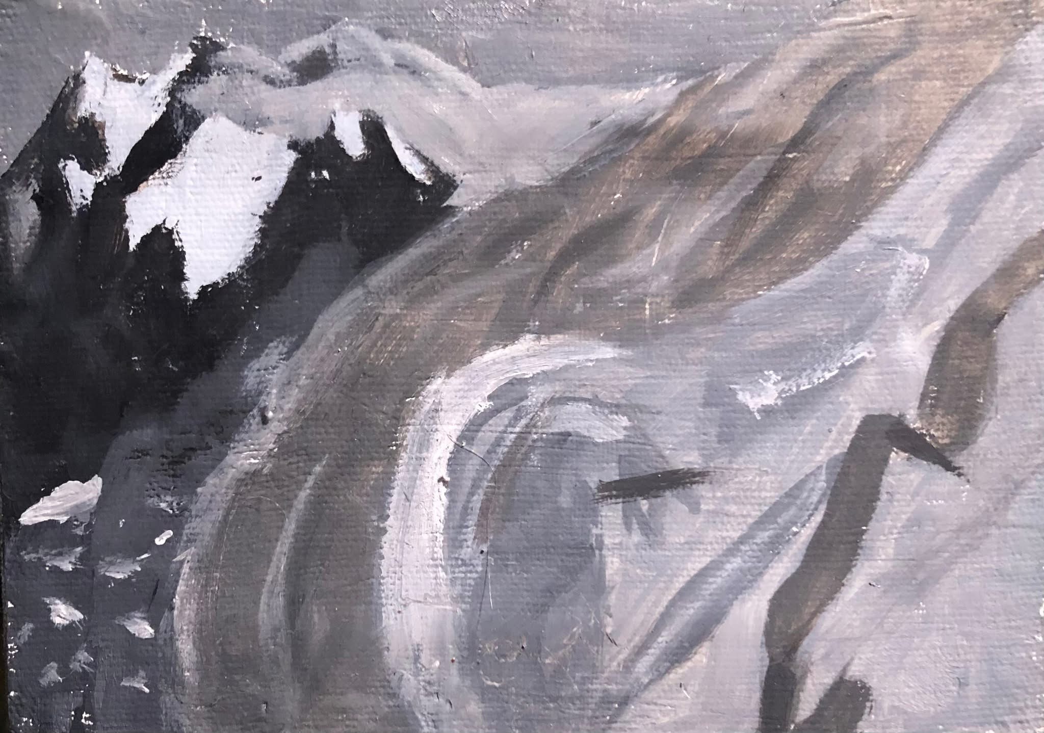 Mountain Oil Paint Study